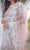 Lawn 3pc unstitched heavy embroidered suit with patches
