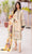 Lawn unstitched 3pc digital printed suit with patches and same printed trouser